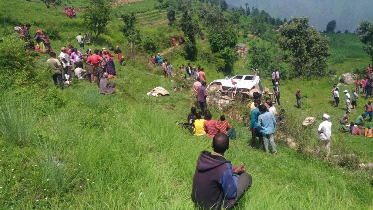 बैतडीमा जीप दुर्घटना हुँदा दुई जनाको मृत्यु