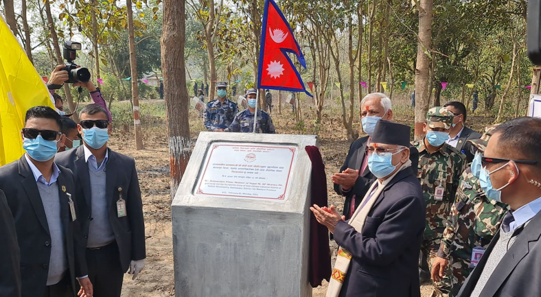 प्रधानमन्त्री ओलीले गरे दैजीछेला औद्योगिक क्षेत्रको शिलान्यास