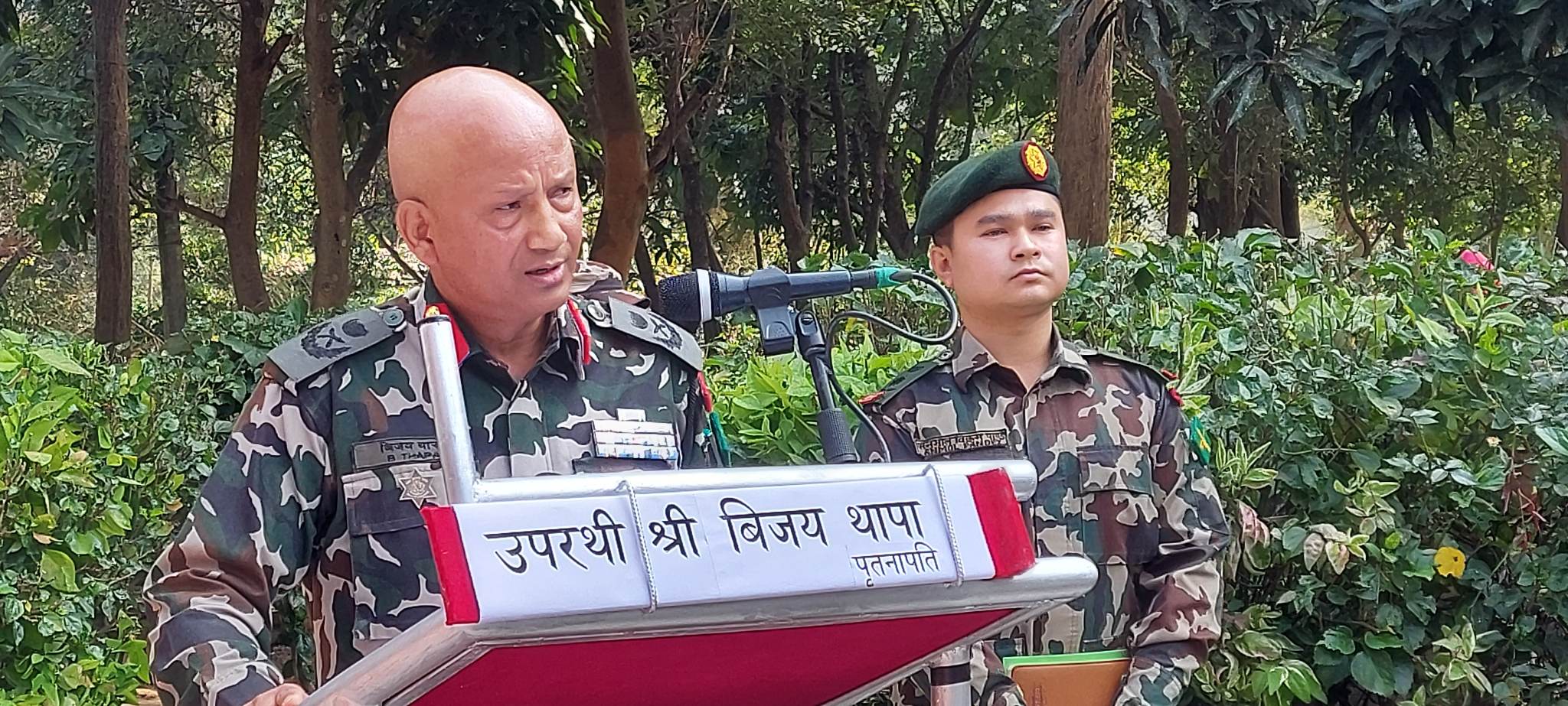 निर्वाचन सुरक्षा  नेपाली सेनाले हवाई सुरक्षा दिने