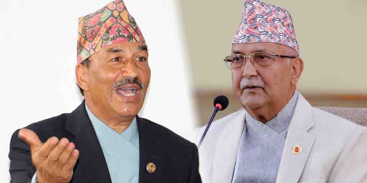 नाकाबन्दी सम्झदै कमल थापाले गरे ओलीको प्रशंसा