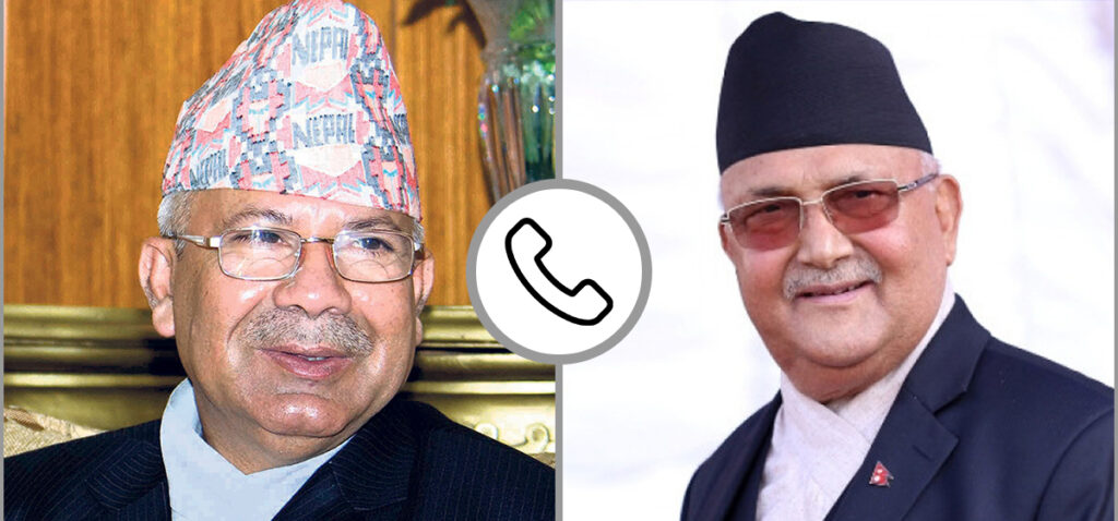 छुटेपछि माधवलाई ओलीको पहिलो टेलिफोन ‘तपाईलाई ल्याउने कुरा भएको छ